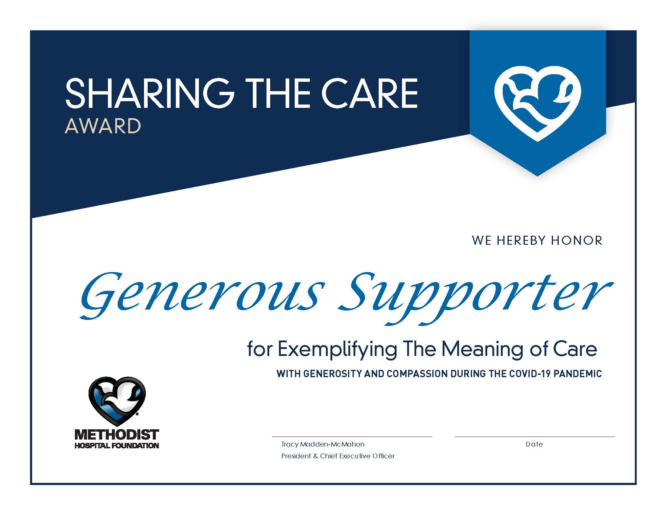 Sharing the Care Award